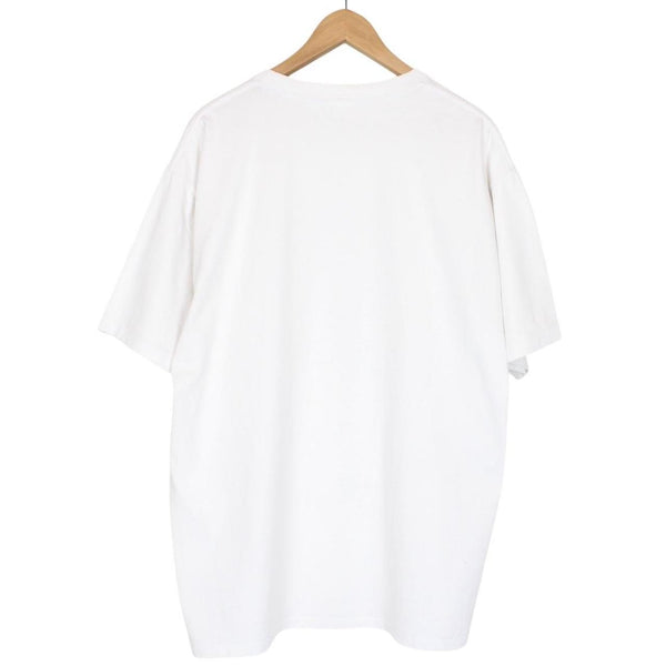 Bape White Woodland Camo College Graphic Short Sleeve T-Shirt