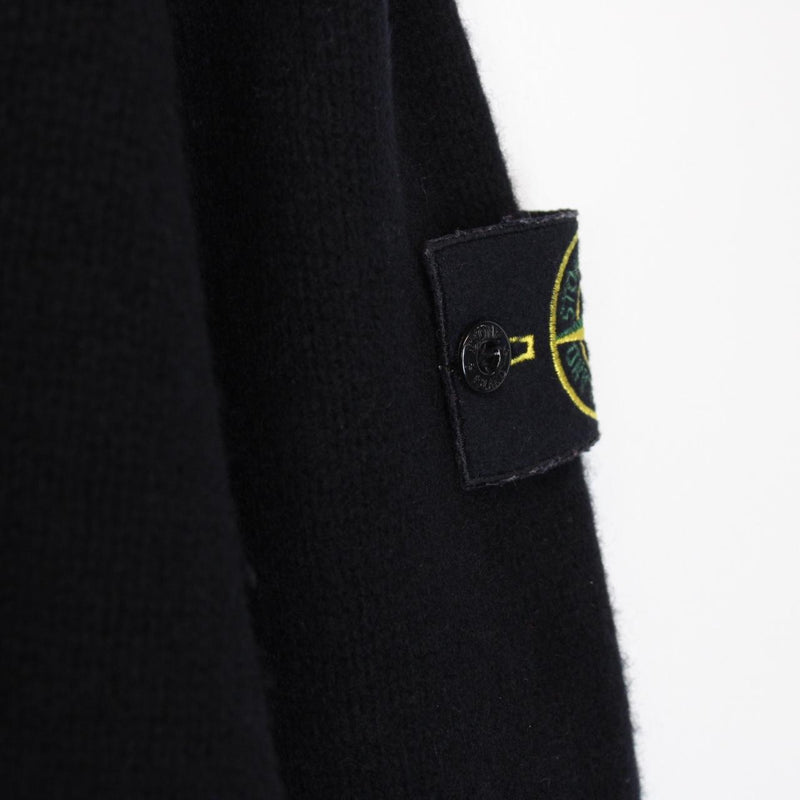 Vintage Stone Island AW 2006 Black Wool Knit Jumper