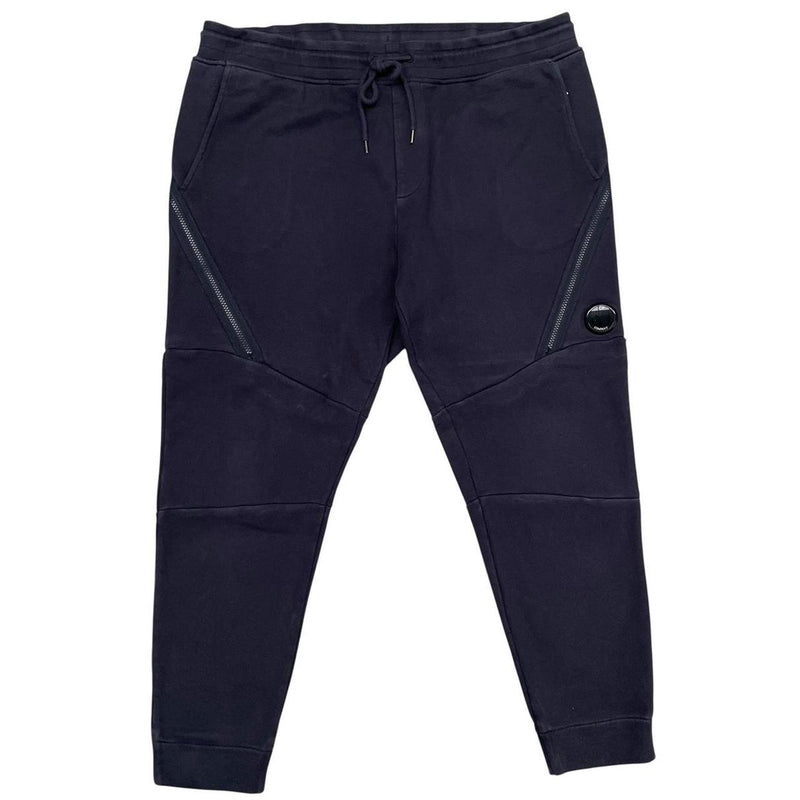 CP Company Navy Blue Goggle Lens Cotton Tracksuit Bottoms / Joggers