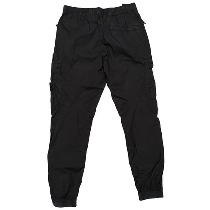 Stone Island SS 2021 Black RE-T Fit Cargo Trousers