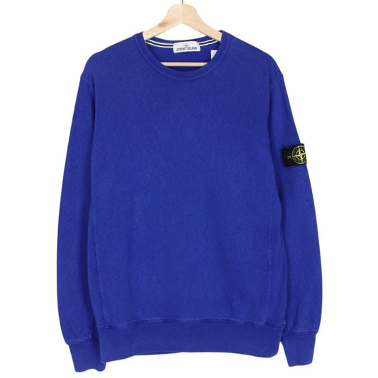 Stone Island SS 2016 Blue Cotton Sweatshirt Jumper