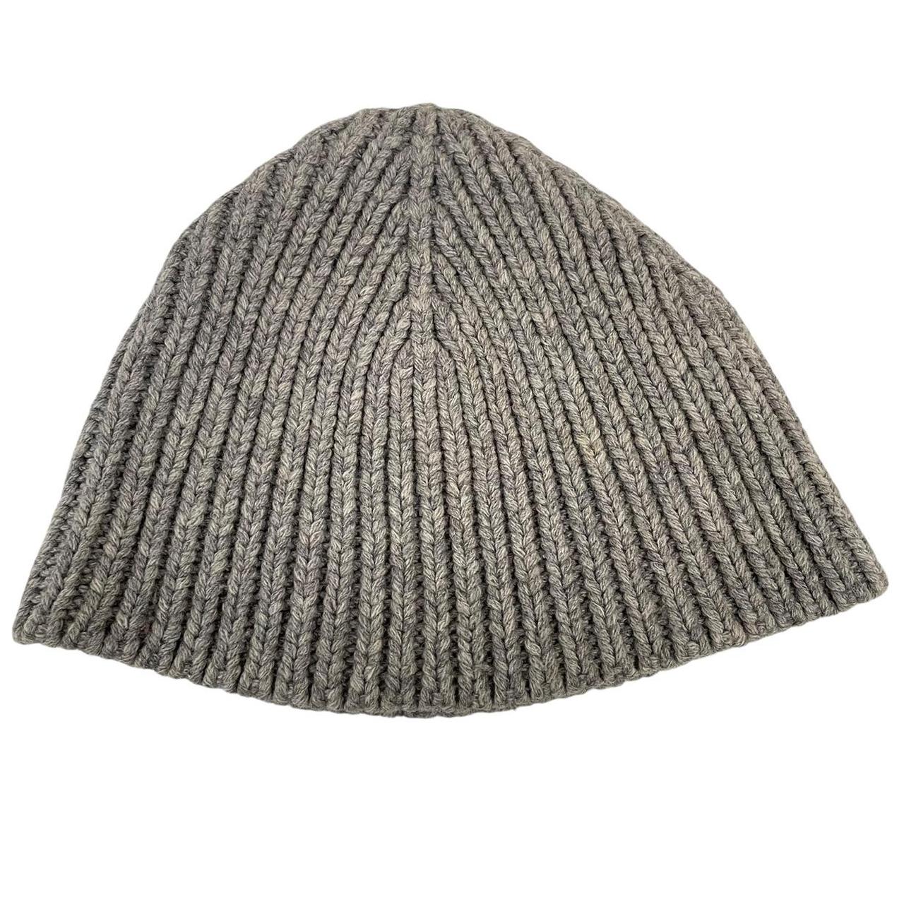 Stone Island AW 2011 Grey Wool Blend Badge Beanie Hat
