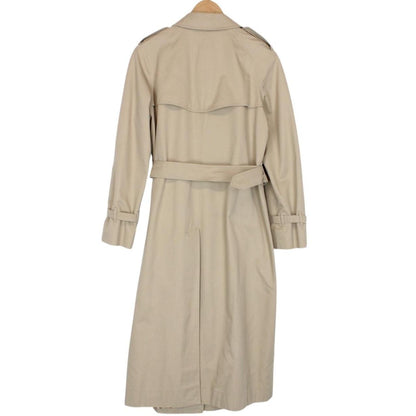 Vintage 90s Burberry Beige Double Breasted Belted Trench Coat