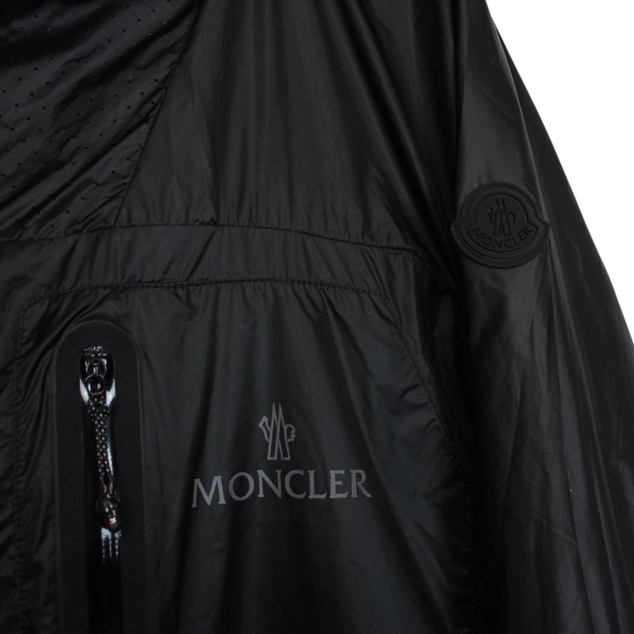 Moncler Diadem Black Full Zip Nylon Windbreaker Jacket