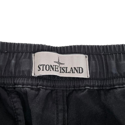 Stone Island AW 2022 Black RE-T Fit Cargo Trousers