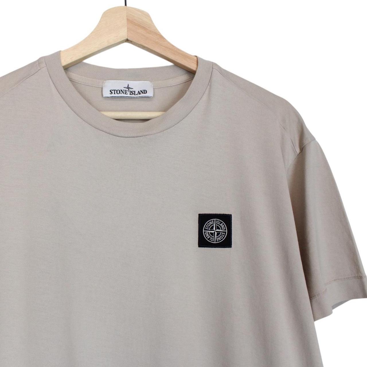 Stone Island Beige Short Sleeve Compass T-Shirt