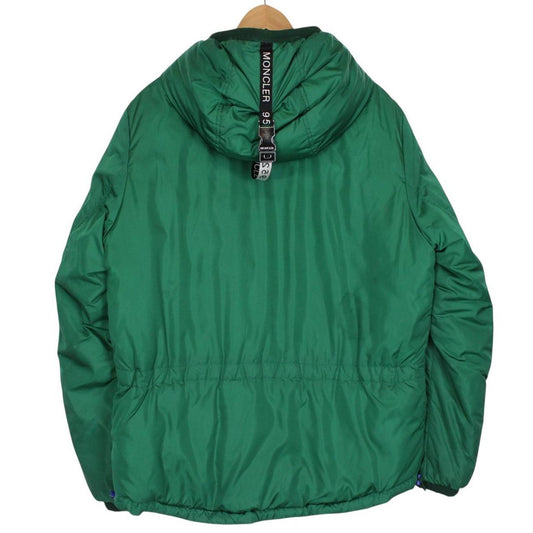 Moncler Guimet Forest Green Full Zip Hooded Down Jacket