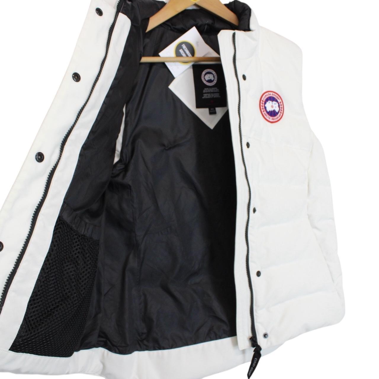 Canada Goose Freestyle White Down Gilet / Bodywarmer
