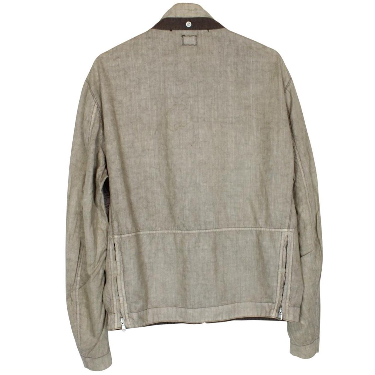 Vintage CP Company SS 2004 Brown Lino Flax Jacket
