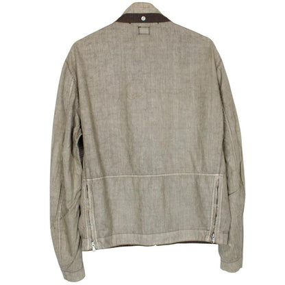Vintage CP Company SS 2004 Brown Lino Flax Jacket