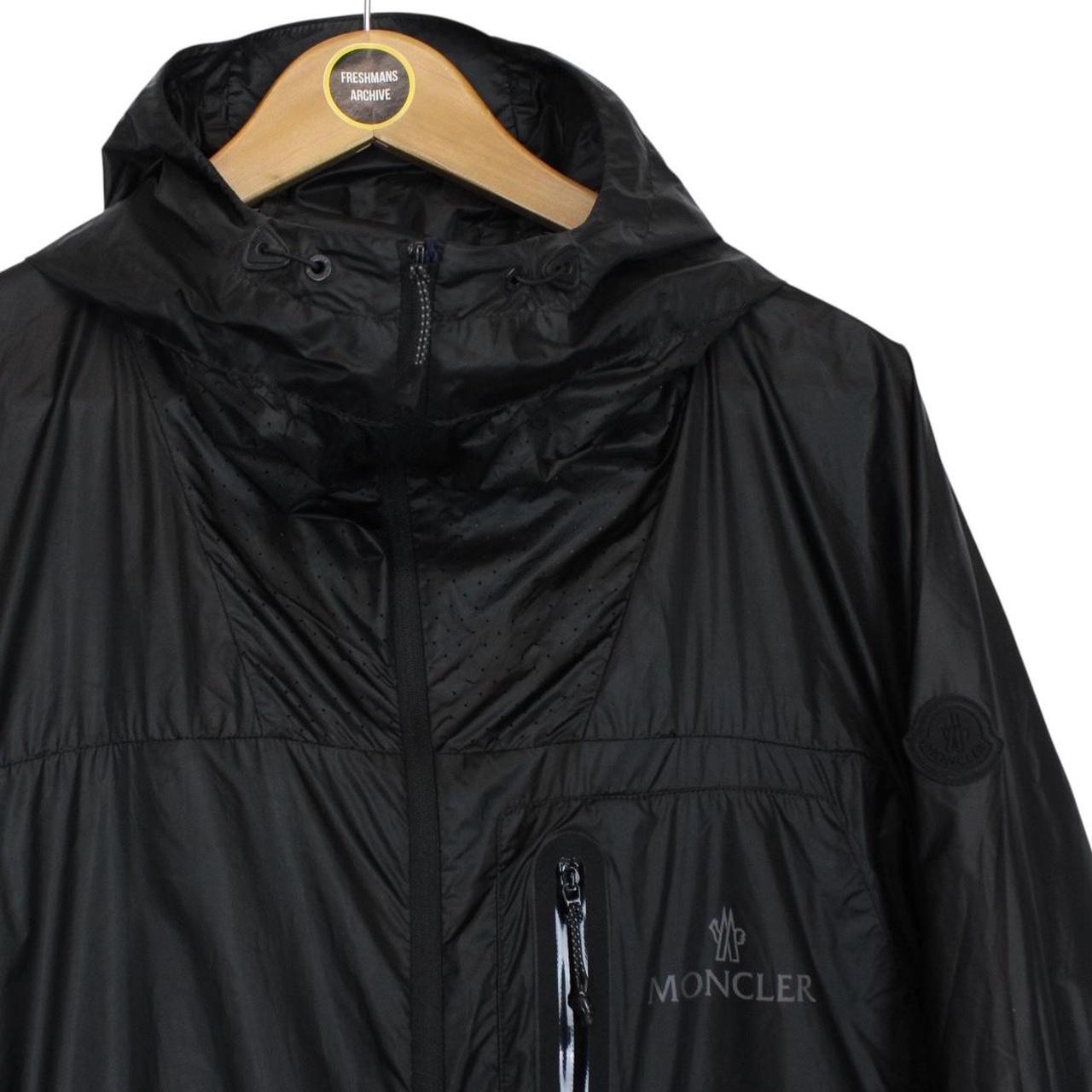 Moncler Diadem Black Full Zip Nylon Windbreaker Jacket