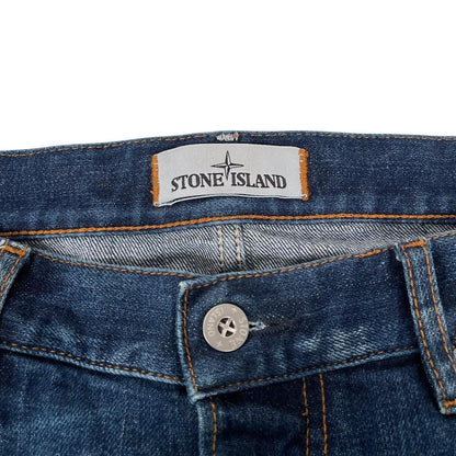Stone Island SS 2015 Navy Blue RE-T Fit Denim Jeans