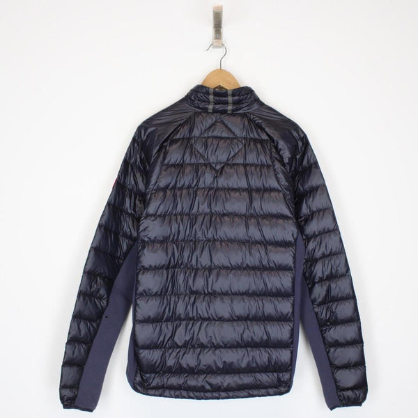 Canada Goose Navy Blue Hybridge Lite Full Zip Down Jacket