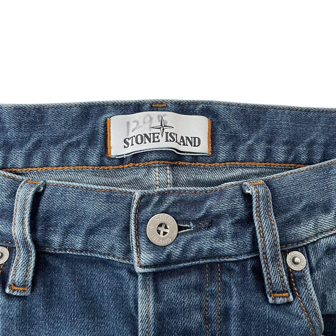 Stone Island AW 2018 Navy Blue Slim Fit Denim Jeans