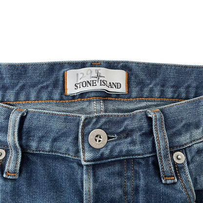 Stone Island AW 2018 Navy Blue Slim Fit Denim Jeans
