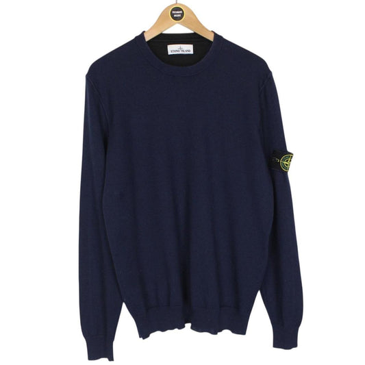 Stone Island AW 2016 Navy Blue Wool Knit Jumper