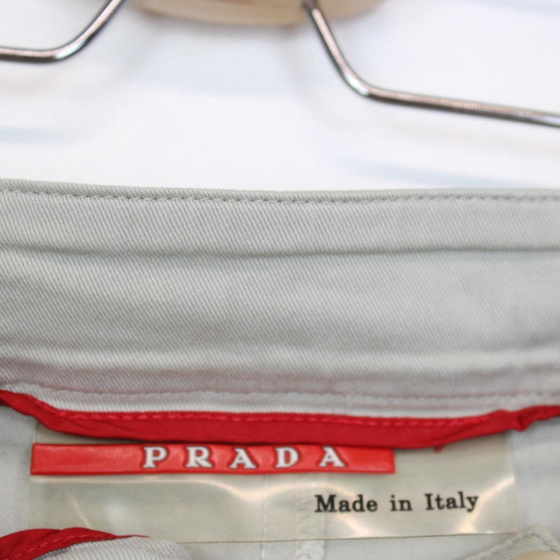 Vintage Prada Sport Beige Cotton Shorts