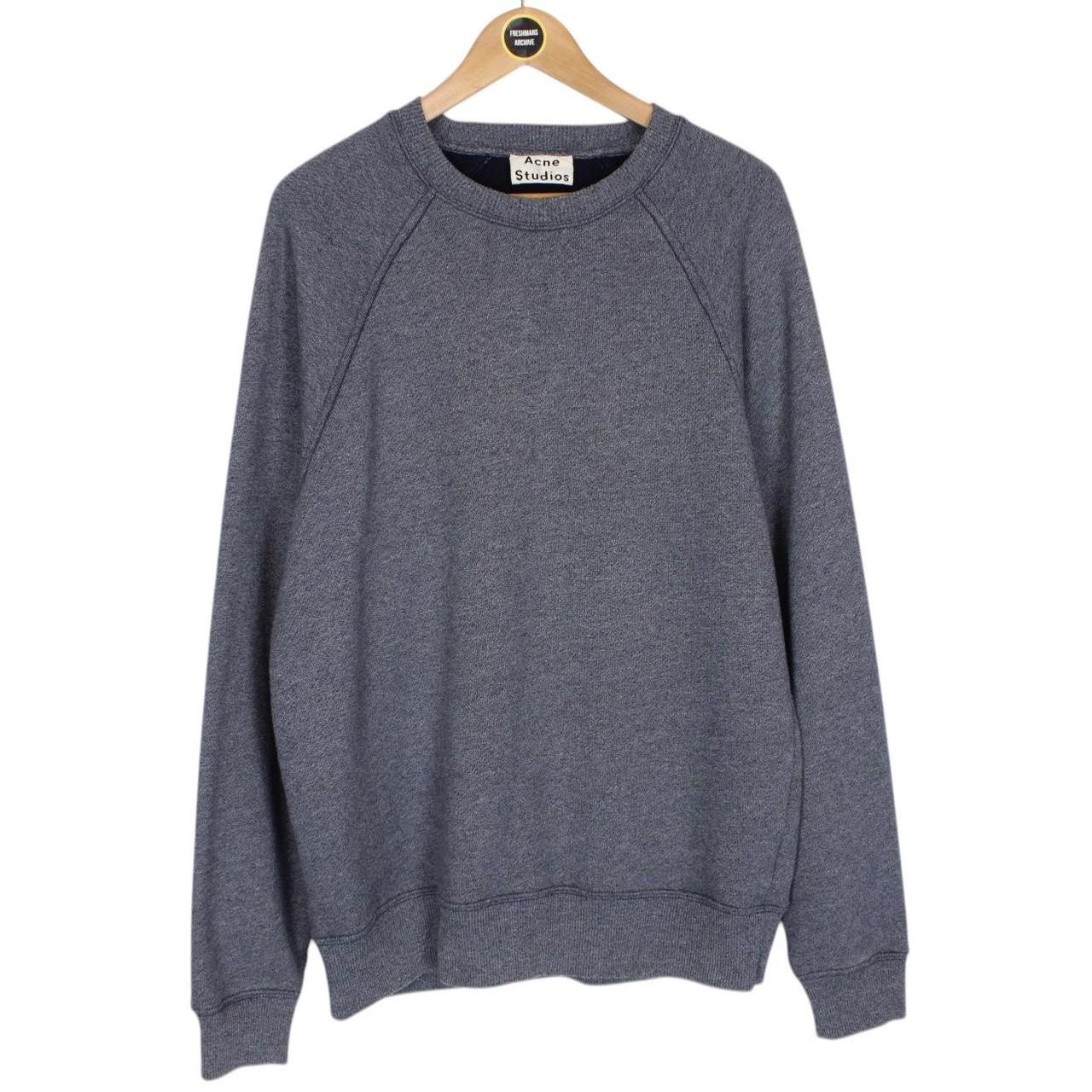 Acne Studios Blue Cotton Sweatshirt Jumper