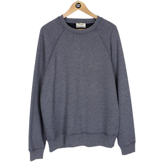 Acne Studios Blue Cotton Sweatshirt Jumper