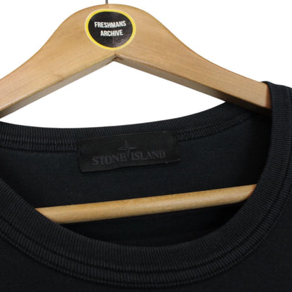 Stone Island Ghost SS 2018 Black Cotton Sweatshirt Jumper