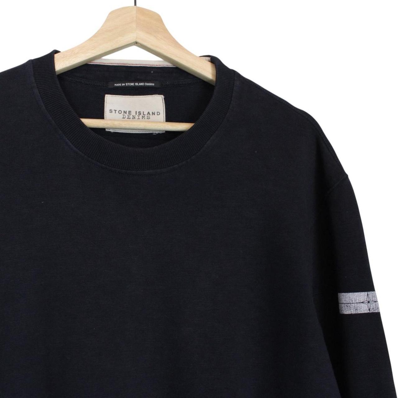 Stone Island Denims SS 2007 Navy Blue Cotton Sweatshirt Jumper