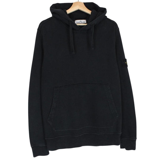 Stone Island AW 2018 Black Cotton Hoodie Jumper