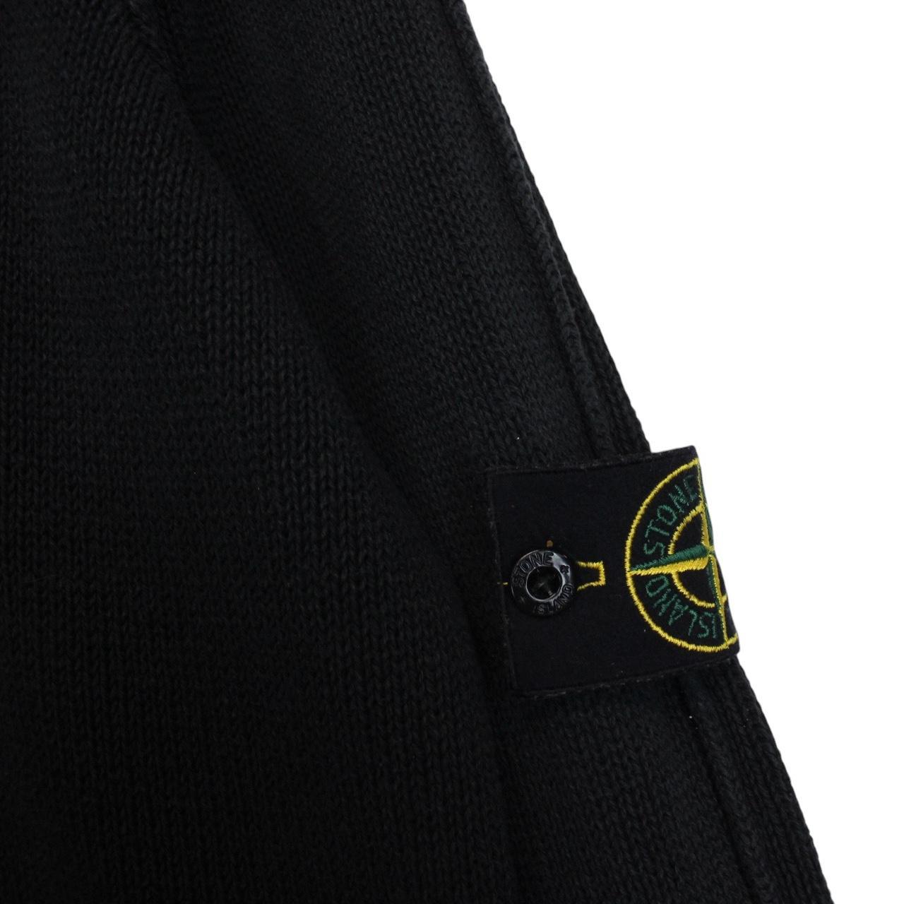 Vintage Stone Island Navy Blue Cotton Knit Jumper