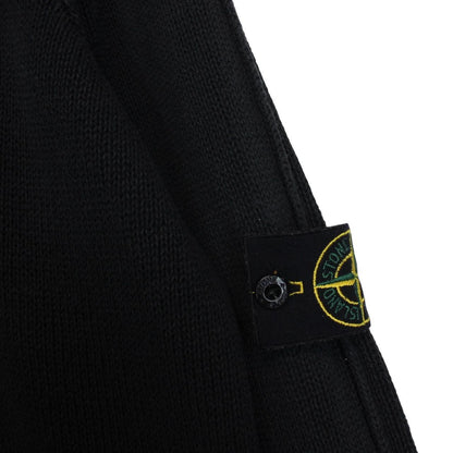 Vintage Stone Island Navy Blue Cotton Knit Jumper