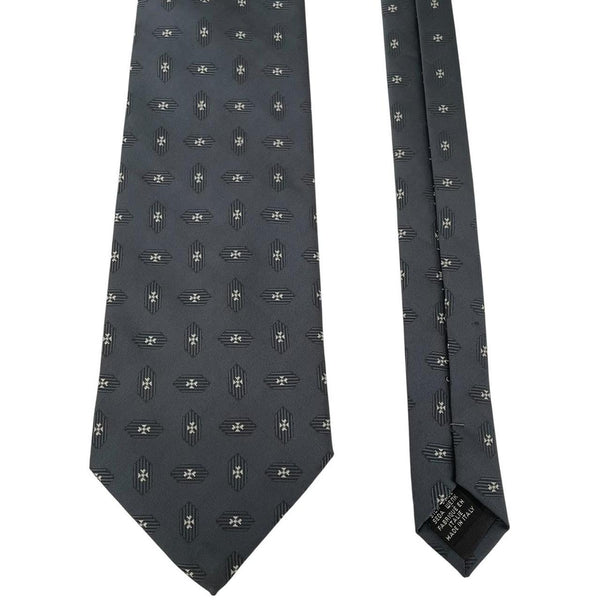 Vintage Hugo Boss Grey Silk Tie
