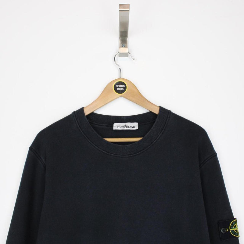 Stone Island AW 2021 Black Cotton Sweatshirt Jumper