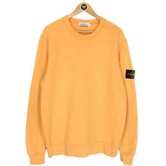 Stone Island AW 2020 Orange Cotton Sweatshirt Jumper