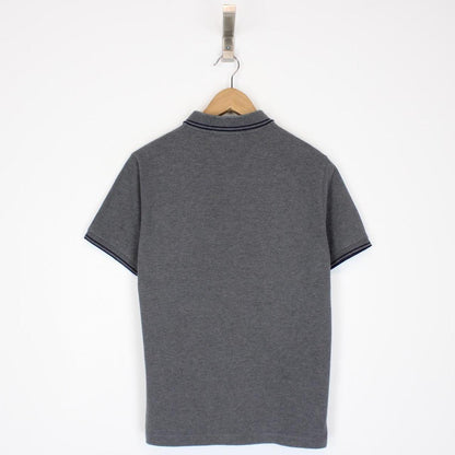 Stone Island AW 2019 Dark Grey Short Sleeve Compass Polo Shirt