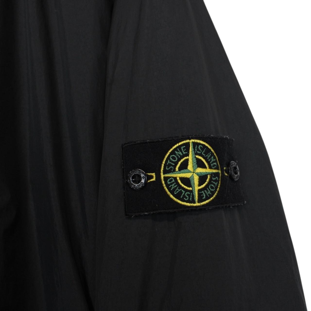 Stone Island AW 2016 Black Garment Dyed Crinkle Reps NY Bomber Jacket