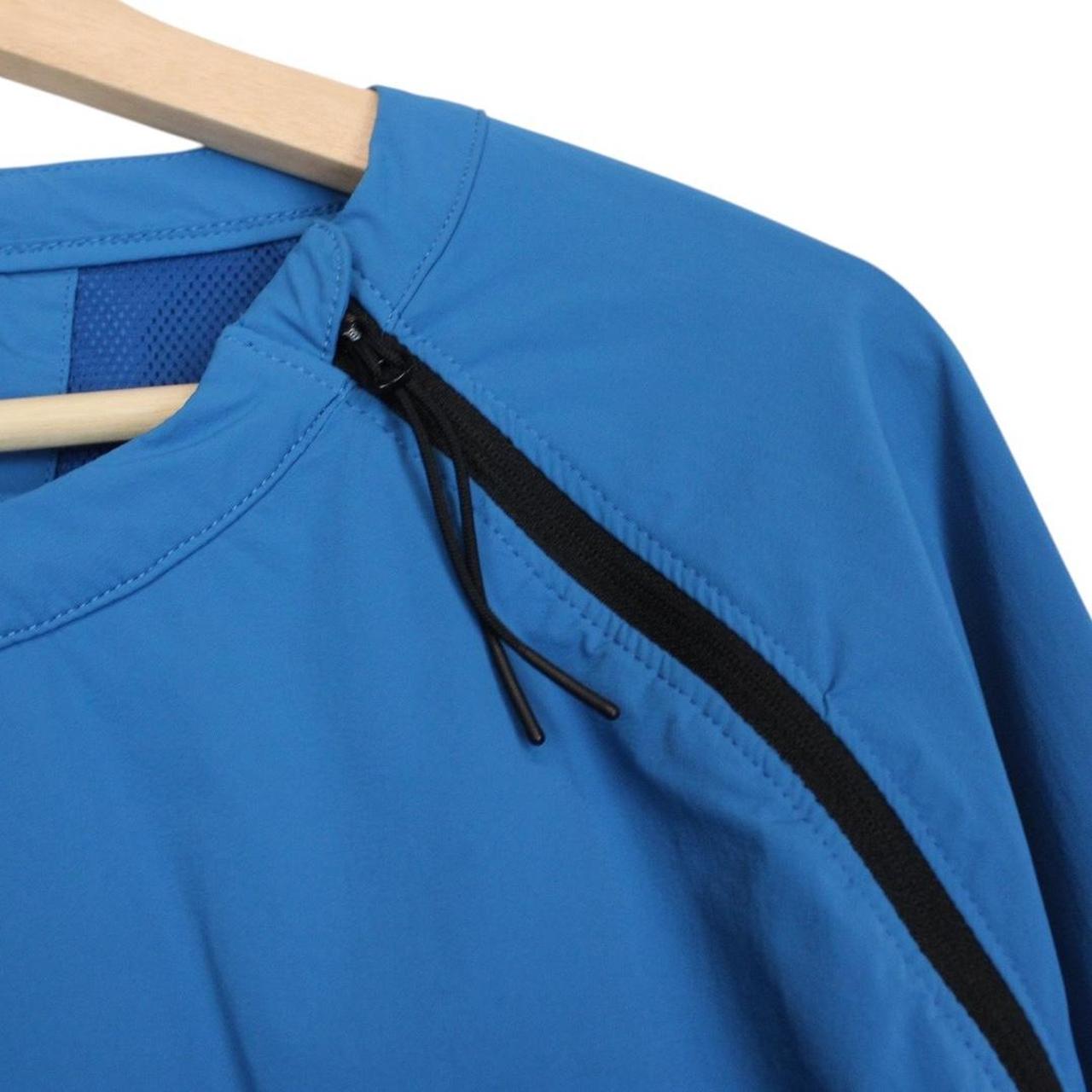 CP Company Blue Nylon Stretch Double Sweatshirt Jumper