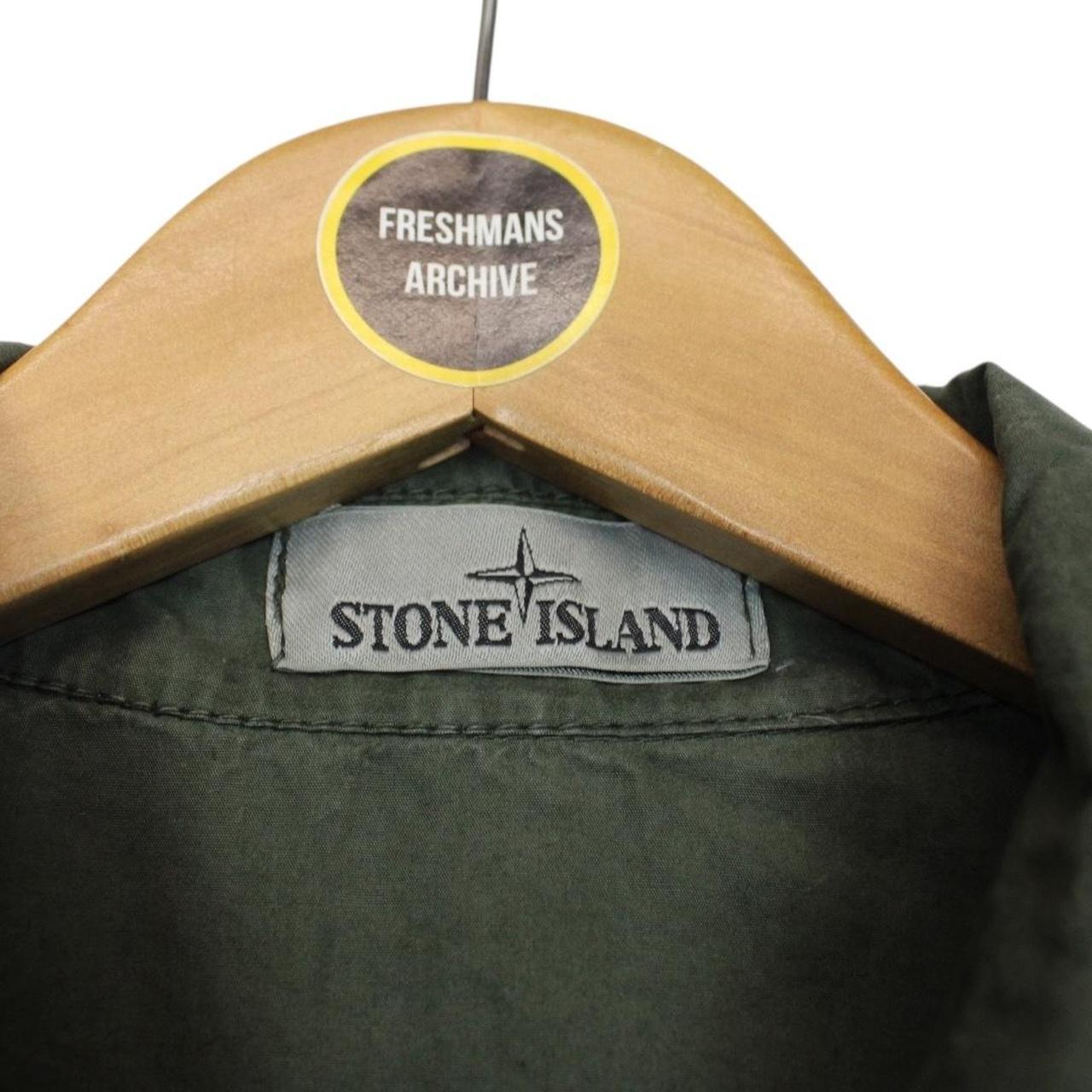 Stone Island AW 2020 Green Full Zip Cotton Overshirt Jacket