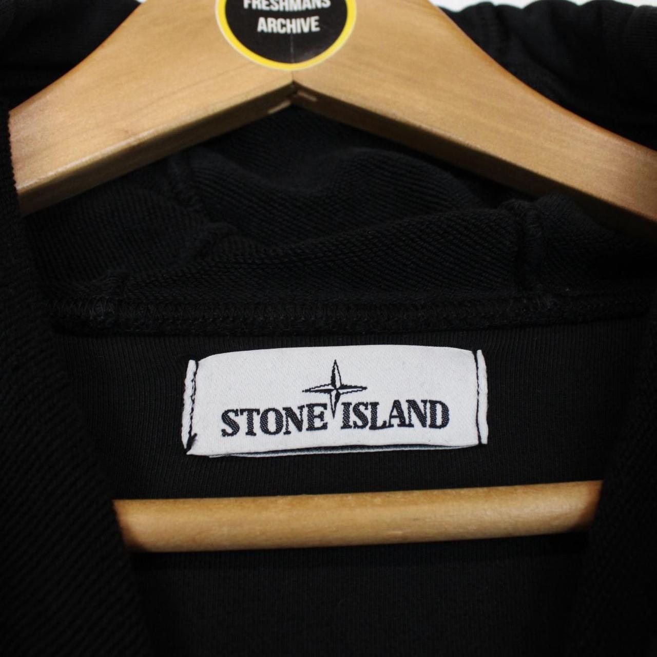 Stone Island SS 2020 Black Cotton Hoodie Jumper