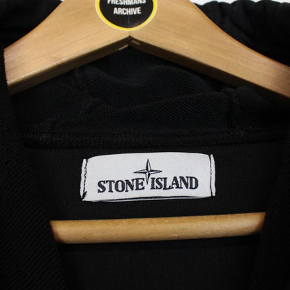 Stone Island SS 2020 Black Cotton Hoodie Jumper