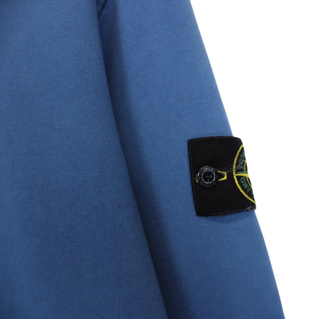 Stone Island AW 2020 Blue Cotton Sweatshirt Jumper