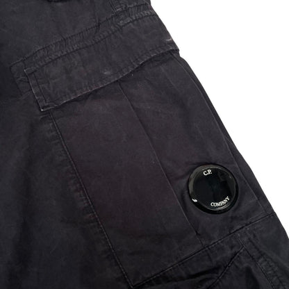 CP Company Navy Blue Regular Fit Cotton Cargo Trousers