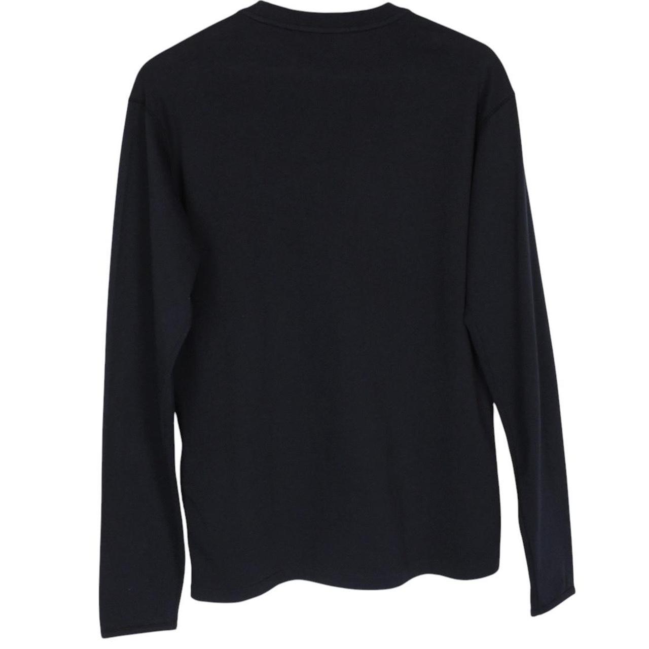 Stone Island SS 2017 Black Long Sleeve Compass T-Shirt