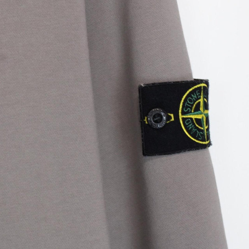 Stone Island SS 2024 Stone Grey Cotton Sweatshirt Jumper