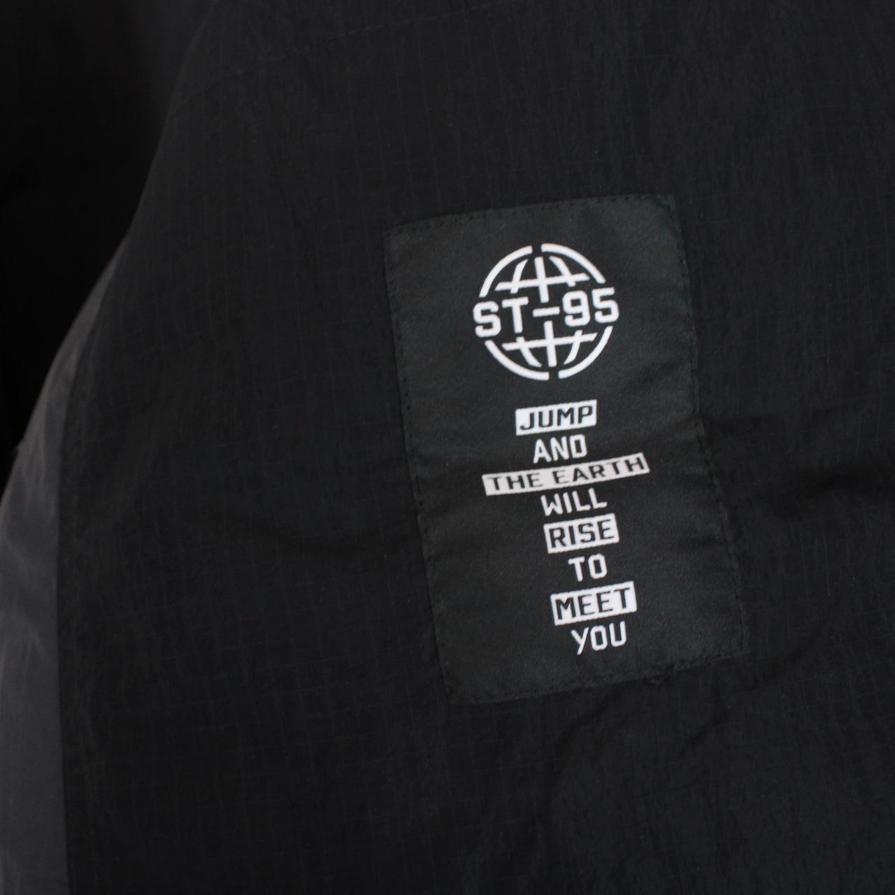 ST95 Black Recycled Nylon Puffer Gilet Vest