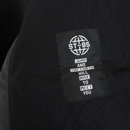 ST95 Black Recycled Nylon Puffer Gilet Vest