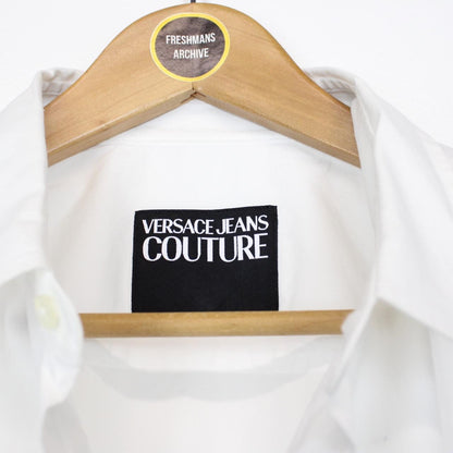 Versace Jeans Couture White Long Sleeve Cotton Shirt