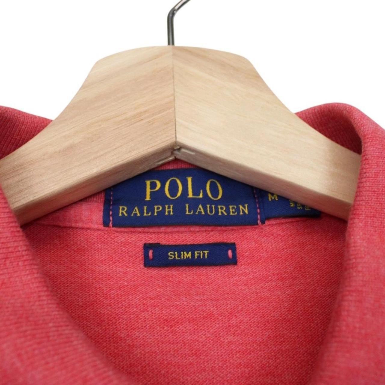 Polo Ralph Lauren Red Long Sleeve Cotton Polo Shirt