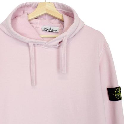 Stone Island SS 2024 Pink Cotton Hoodie Jumper