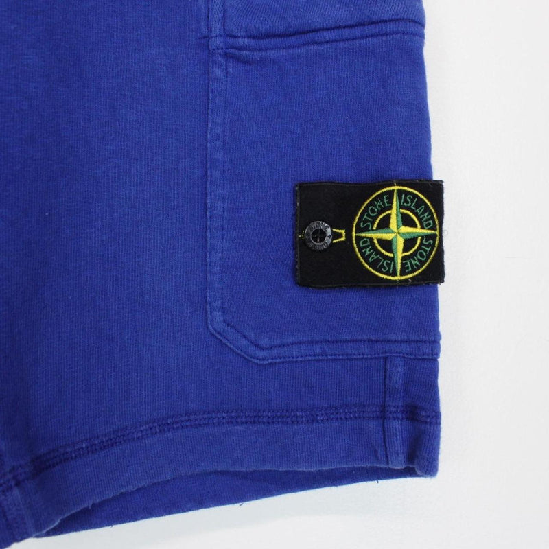 Stone Island SS 2016 Blue Cotton Jogger Shorts