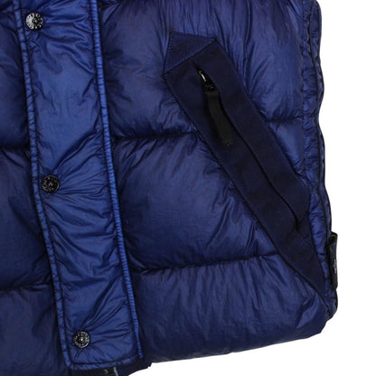Stone Island AW 2012 Blue Garment Dyed 26 GR x SQM_N Down Gilet