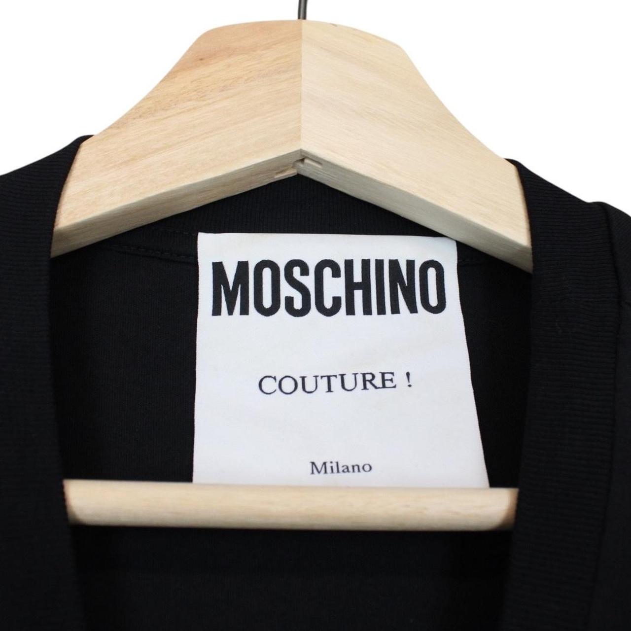 Moschino Black Short Sleeve London Teddy Bear Print T-Shirt