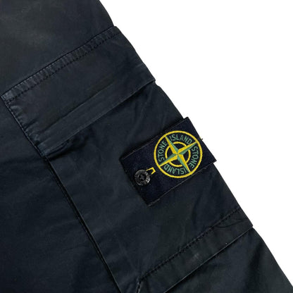 Stone Island AW 2022 Black RE-T Fit Cargo Trousers